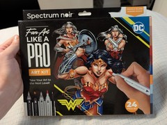 Spectrum Noir Fan Art DC Wonder Woman Art Kit