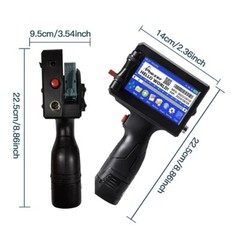 25.4mm QR Bar Batch Code Variable Date Number Hand Jet Thermal Inkjet Printer