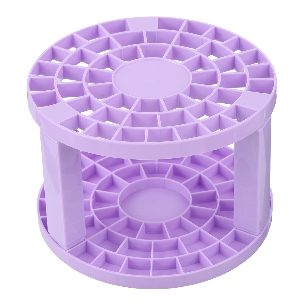 Paint Brush Holder Paint Brush Storage Organizer 49 Holes Purple