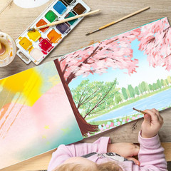 30 Sheets Watercolor Paper Pad, A5 (8.3 X 5.8) Cold Press Watercolor Paper, 140
