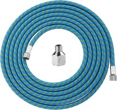 HUBEST 6ft Braided Airbrush Air Hose with 1/8 Inch to 1/4 Inch Adapter – Nylon B