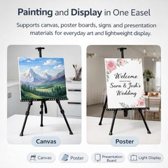Art Painting Display Artist Easel Stand,Ns Jymb Portable Metal Adjustable Easels