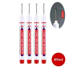 Deep Hole Marker Pen Waterproof Woodworking Tile Metal Long Head Oil Markers Pen