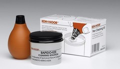 Koh-I-Noor Pressure Pen Cleaning Kit, including Rapido-EzeCleaning Solution a…