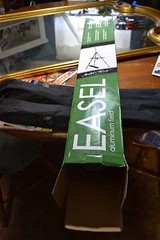 BRAND NEW BLACK ALUMINUM FIELD ART PAINTING EASEL W/ CARRYING BAG & WARRANTY