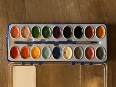 Pickup for Today, Complete art kit, Paper, pastels, paint, how to’s, supplies