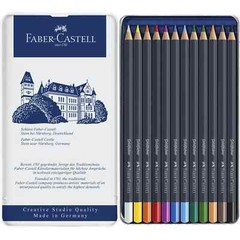 Faber-Castell Creative Studio Goldfaber Wood Cased Color Pencils – Tin of 12