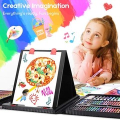 Art Kit, 251-Pack Art Supplies Drawing Kits, Arts and Crafts Gifts Box for Kids