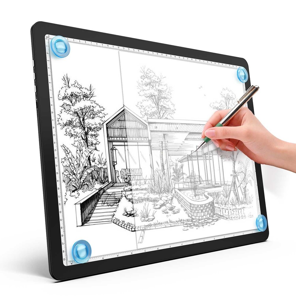 A4 LED Copy Board Tracing Light Pad Magnetic Adjustable Bright Drawing Table Pad