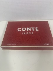 Set of 24 Vintage Conte Crayons Pastels No 124 Made In France