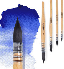 Watercolor Brushes Professional – 4 Pack Synthetic Squirrel Hair Artist Paint Br