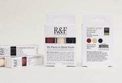 Handmade Paints – Professional Oil Pigment Stick, Begin – Set of 3 19ml