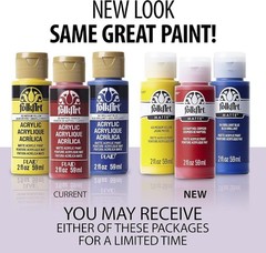 Versatile FolkArt Blue Echo Acrylic Paint – 2 Oz for Easy Cleanup and Creativity