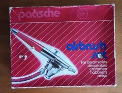 Vintage paasche Airbrush VL Set Kit In Box With Accessories And Manual