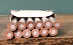 Vintage Sanford Prismacolor pack of 12 #949 Silver art pencils unused Thick Soft