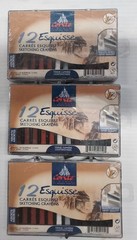 3 Packs PackConte A Paris – 12ct assorted neutrals sketching crayons new