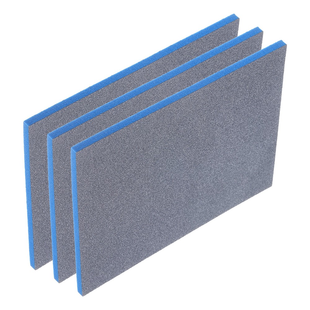 Sanding Sponge Block, 800-1000 Grit, 140mm x 114mm x 5mm 3pcs
