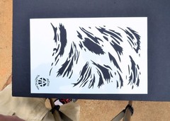 2 PACK Mylar Camo Stencils Camouflage Gun Paint Cerakote Vietnam TIGERSTRIPE