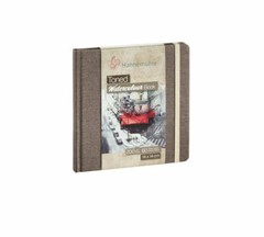 Hahnemuhle Toned Watercolour Book – A6, A5, 14×14 cm – Beige or Grey