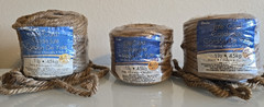 Jute Cord 1 lbs ea. Set of 3. 100% Natural 4Ply
