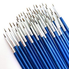 60 Pack Artists’ Pointed Round Brush,Synthetic Bristles Painting Brush,Detail…