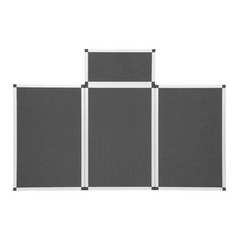 Free Standing Versatile Layout Folding Presentation Board Rotates 360° Degrees