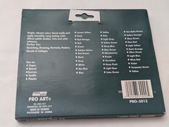 Pro Art Oil Pastel 36 Brilliant Color Set Regular Size Vintage Sealed Pro 3012