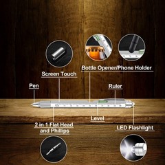 Fathers Day Gift from Daughter Son Wife, 9 in 1 Multitool Pen, Gifts for Men,…
