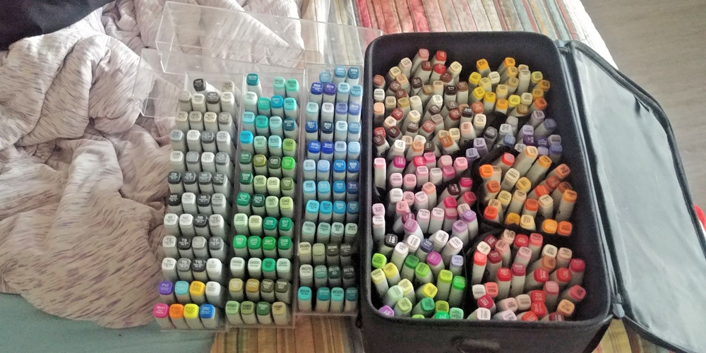 Hamptons ARTIST’S Estate Complete COPIC 358 Marker + HUGE 25ml 328 refills