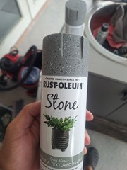 Rust-Oleum Stone Gray Spray Paint 7992830 Textured Finish