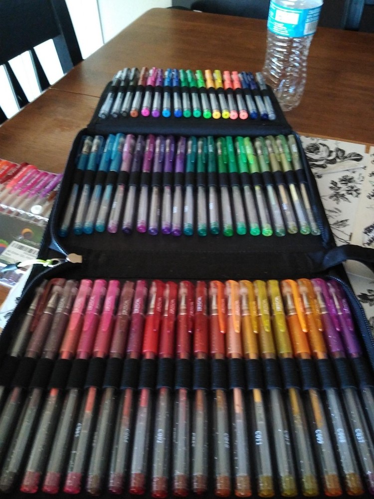 120PCS Gel Pens Set 60 Colors Glitter Pens With 60 Refills For Coloring Journali