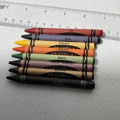 Vintage Crayola Crayons Lot 8 & 16 Count Boxes Binney & Smith Art Supplies USA