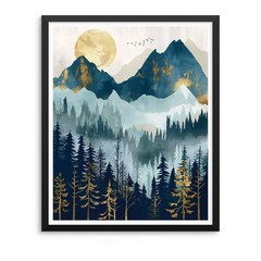 Paint by Numbers Kit for Adults – Abstract Forest DIY Adult Paint by Number Kit