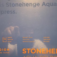 Legion Stonehenge Aqua Coldpress Watercolor Block 10x14in White 15 Sheets 100% …