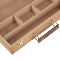 Wooden Table Easel Box W/ Storage Drawer Portable Artist Easel Painting Supplies