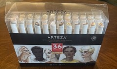 Arteza EverBlend Art Markers | Portrait Tone.Set of 36. Pckging Is Bruised.
