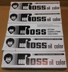 Lot of 5 Bob Ross Oil Color Brown Midnight Black Yellow Ochre Phthalo Blue White