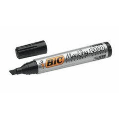Bic Chisel Tip Permanent Marker 12 Pieces 3.1-5.3mm Weather Light Resistant Ink