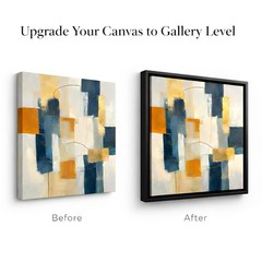 11×14 Canvas Floater Frame, Fits 1.25″ Deep Art (0.75″ Compatible), Proudly M…