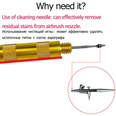Airbrush Nozzle Needle Cap Set 0.2/0.3/0.5mm Replacement Airbrushes Accessories