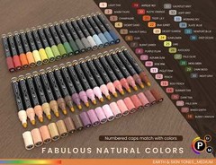 36 Acrylic Paint Pens Skin and Earth Tones (3mm MEDIUM)