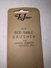 LeJour Red Sable Touch-Up Paint Brushes New In Packaging ￼#300
