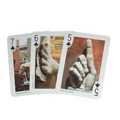 Rome Photos Italy 7 – 6 – 5 of Clubs Cards Collage Scrapbook Journal Crafts