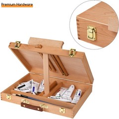 MEEDEN Tabletop Easel for Painting, Art Sketchbox 17 x 13 x 16 inches, HBX-6
