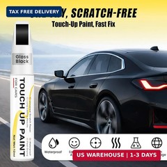 Gloss Black Touch Up Paint for cars, 2-in-1 Brush & Tip, 0.4 fl oz – Universal C