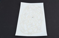 2pk ADHESIVE Camouflage Airbrush Paint Duracoat Gun RC Mask Stencils GEOMETRIC