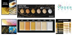 Watercolor Paint Set 6 Colors Artist Pigments for Illustration & Craft