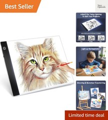 A4 Diamond Art Light Board, Ultra-Thin Light Pad for Painting, Light Table Tr…
