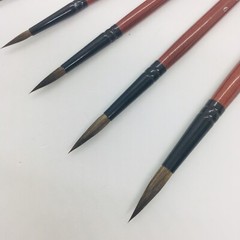 XDT#941 Round Tip Art Brush 6 Pc #1#3#5#7#9#11 Set SableMixed Acrylic Watercolor