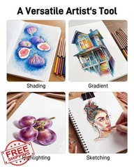 JusArt 48 Oil Colored Pencils